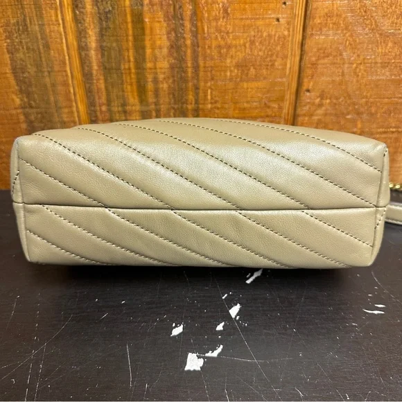 Tory Burch Small Kira Chevron Convertible Shoulder Bag - Sandpiper - Picture 3 of 6